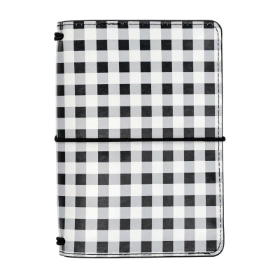 Carpe Diem - Buffalo Check A6 Notebook and Passport Holder (9365-CD)