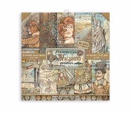 Stamperia - Sir Vagabond Aviator Paper Pad 12x12 (SBBL112)