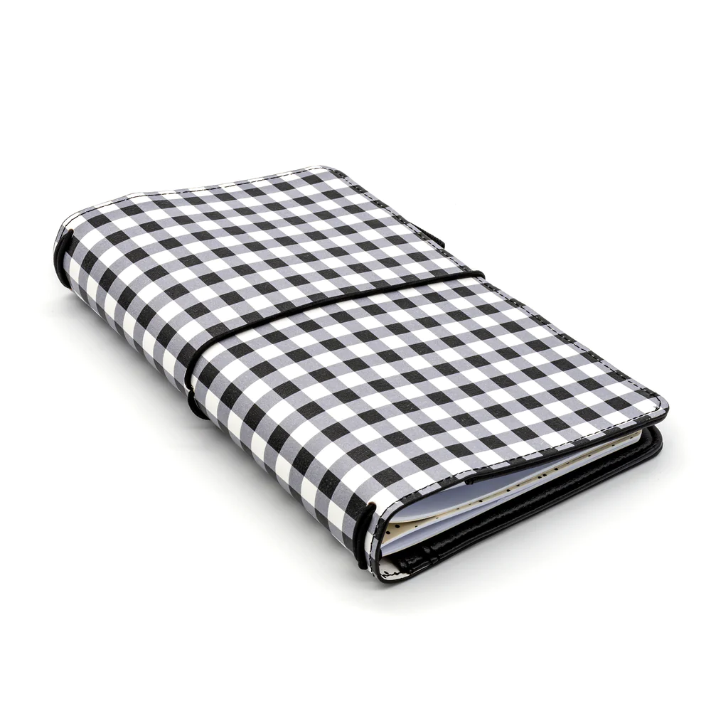 carpe-diem-buffalo-check-notebook-holder-1 Carpe Diem - Buffalo Check Notebook Holder (9184-CD)