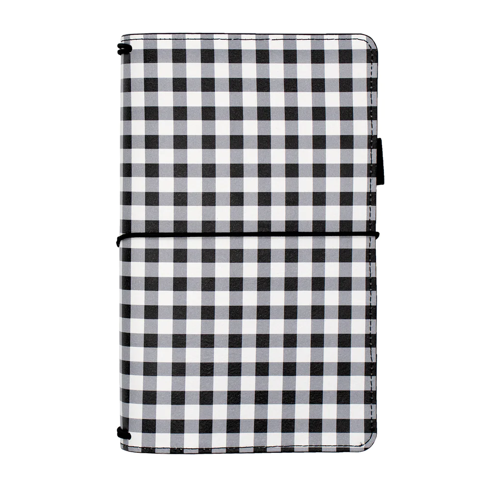 carpe-diem-buffalo-check-notebook-holder-2 Carpe Diem - Buffalo Check Notebook Holder (9184-CD)