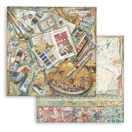 stamperia-atelier-des-arts-paper-pad-8x8-7 Stamperia - Atelier des Arts Paper Pad 8x8 (SBBS33)