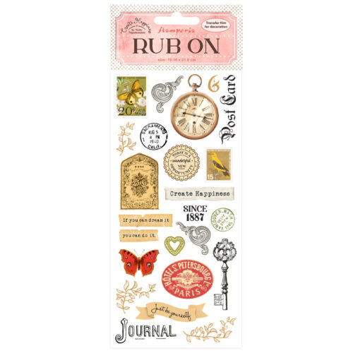 Stamperia - Create Happiness Rub-on Journal (DFLRB12)