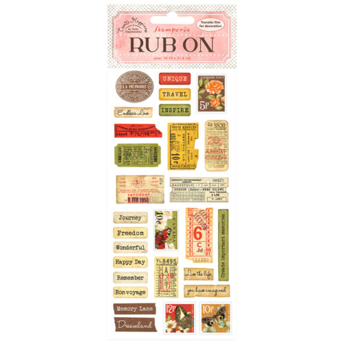 Stamperia - Create Happiness Rub-on Labels (DFLRB13)