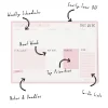 Carpe Diem - Ballerina Pink Planner Pad Weekly (9163-CD)