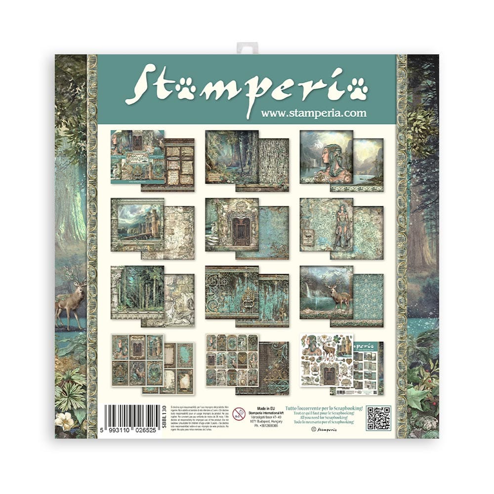 Stamperia - Magic Forest Paper Pad 12x12 (SBBL130)