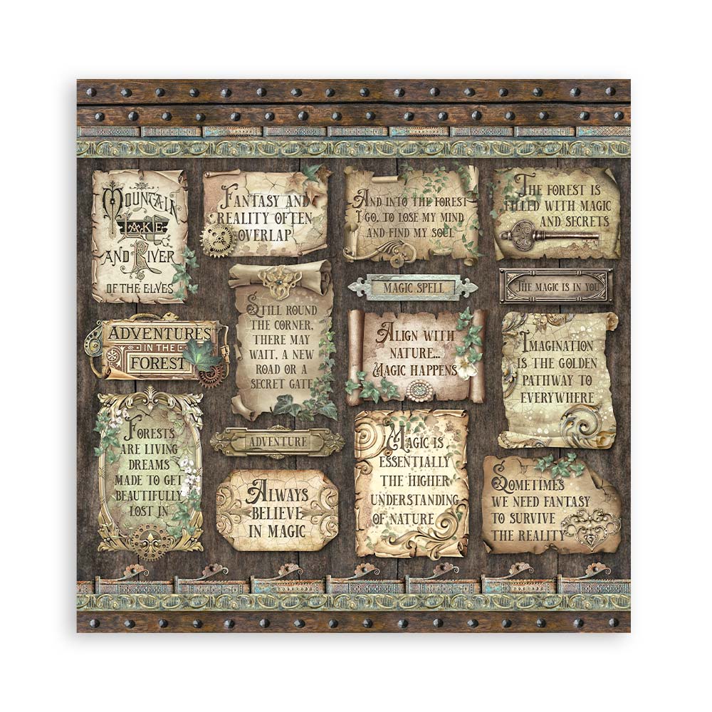 Stamperia - Magic Forest Paper Pad 12x12 (SBBL130)