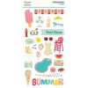 20016_RetroSummer_Chipboard_Pack Simple Stories - Retro Summer Chipboard 6x12 (20016)