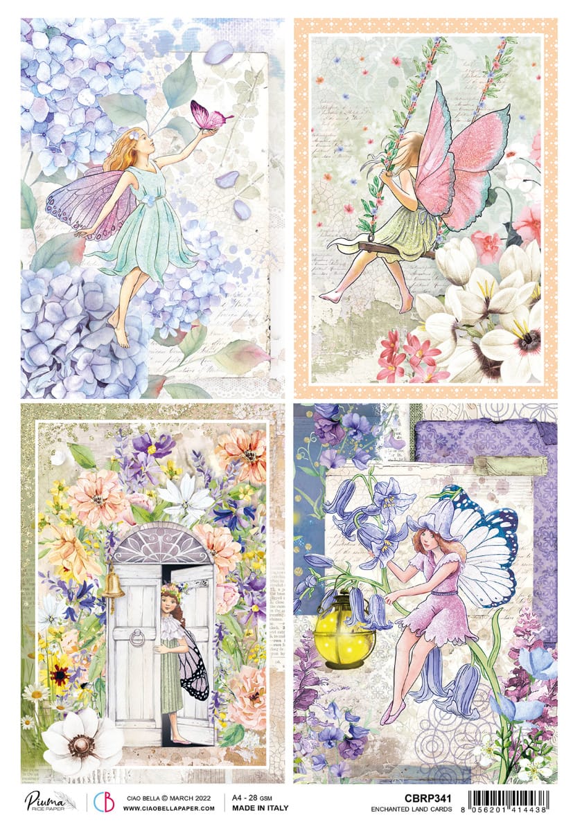 Ciao Bella - Enchanted Land Rice Paper Enchanted Land Cards (CBRP341)