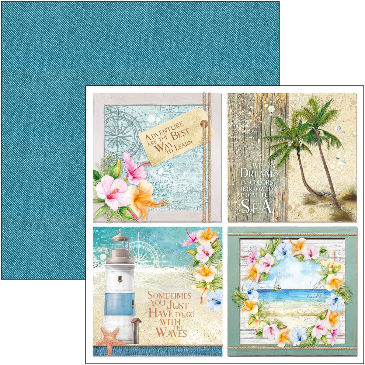 ciaobella-summer-breeze-paper-pad-12x12-patterns-3 Ciao Bella - Summer Breeze Paper Pad 12x12 Patterns (CBT065)