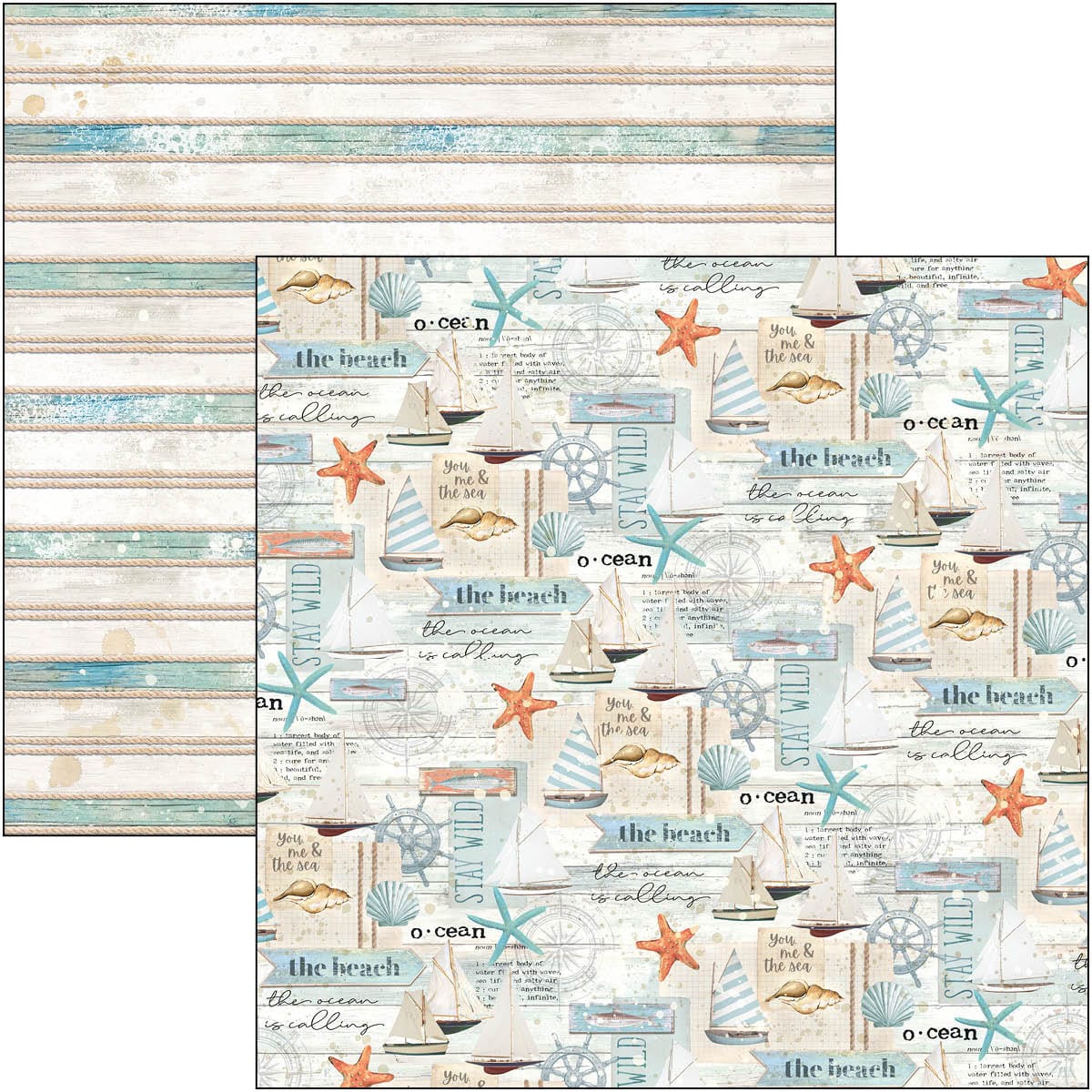 ciaobella-summer-breeze-paper-pad-12x12-patterns-4 Ciao Bella - Summer Breeze Paper Pad 12x12 Patterns (CBT065)