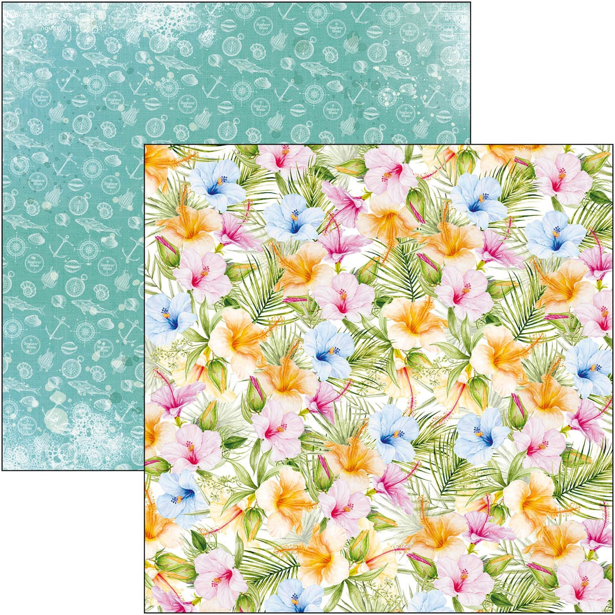 ciaobella-summer-breeze-paper-pad-12x12-patterns-7 Ciao Bella - Summer Breeze Paper Pad 12x12 Patterns (CBT065)