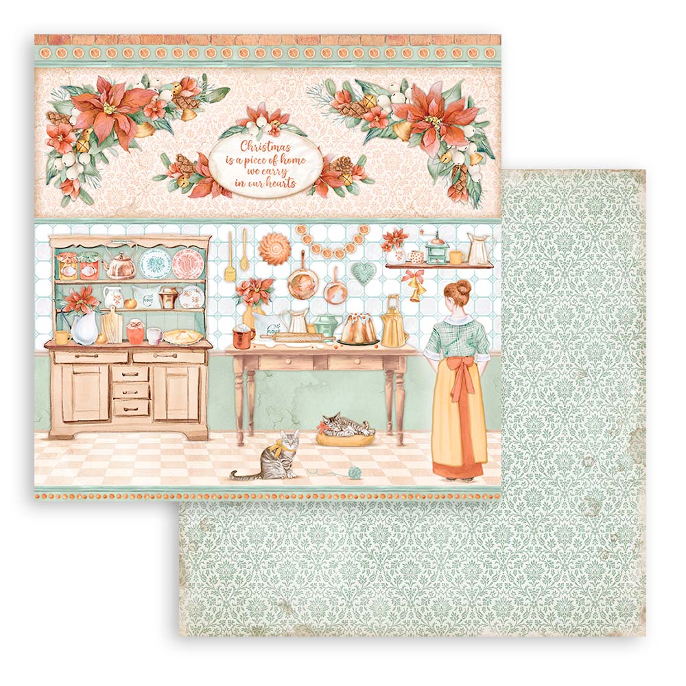 Stamperia - All Around Christmas Paper Pad 8x8 (SBBS89)