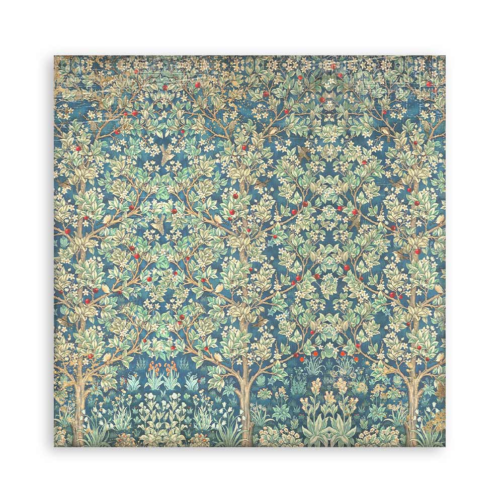 stamperia-christmas-greetings-fabric-sheets-12x12-5 Stamperia - Christmas Greetings Fabric Sheets 12x12 (SBPLT17)