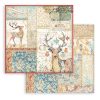 Stamperia - Christmas Greetings Paper Pad 8x8 (SBBS86)