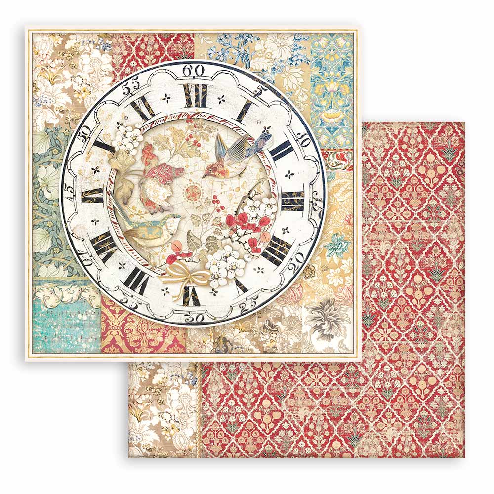 Stamperia - Christmas Greetings Paper Pad 8x8 (SBBS86)