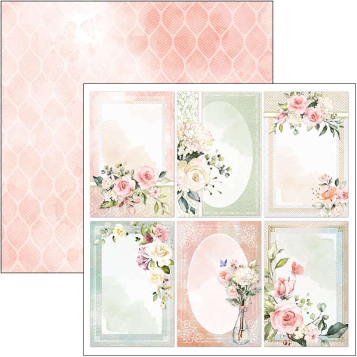 ciao-bella-blooming-paper-pad-8x8-12 Ciao Bella - Blooming Paper Pad 8x8 (CBH066)