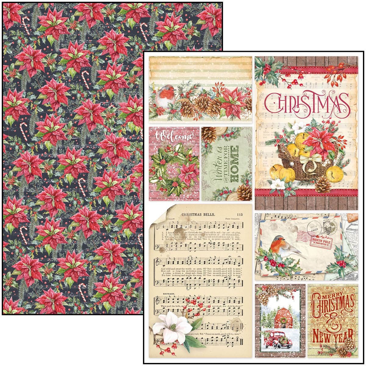 ciao-bella-christmas-vibes-paper-pad-a4-creative-3 Ciao Bella - Christmas Vibes Paper Pad A4 Creative (CBCL057)
