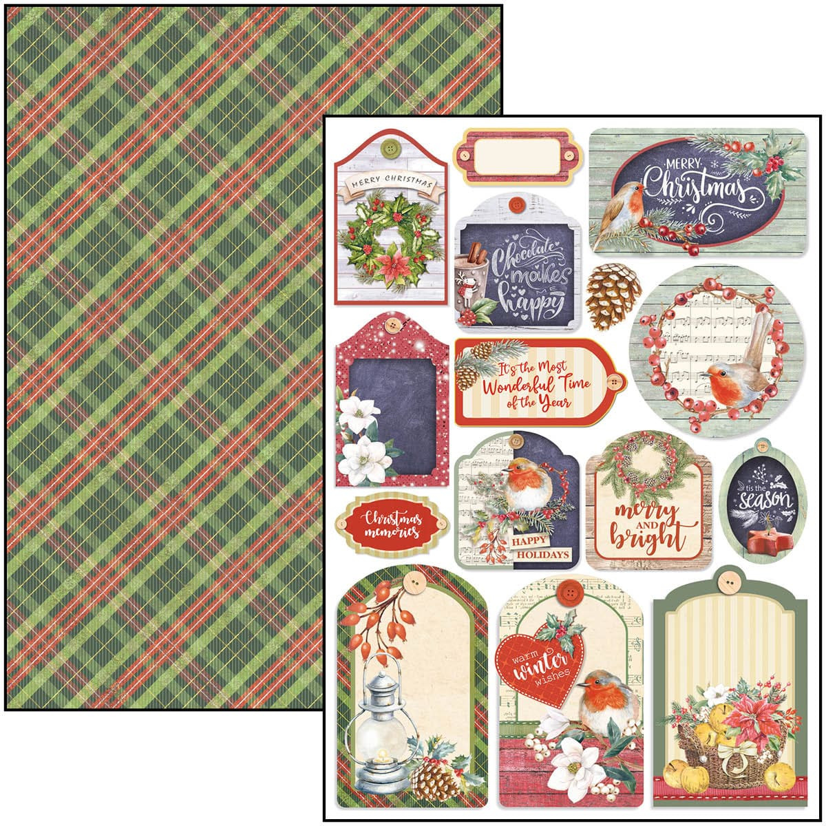 ciao-bella-christmas-vibes-paper-pad-a4-creative-8 Ciao Bella - Christmas Vibes Paper Pad A4 Creative (CBCL057)