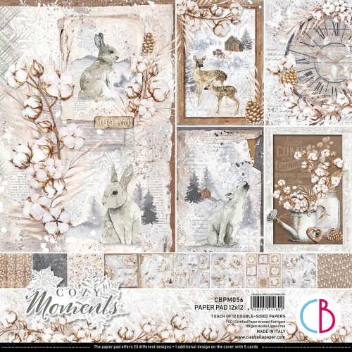 Ciao Bella - Cozy Moments Paper Pad 12x12 (CBPM056)