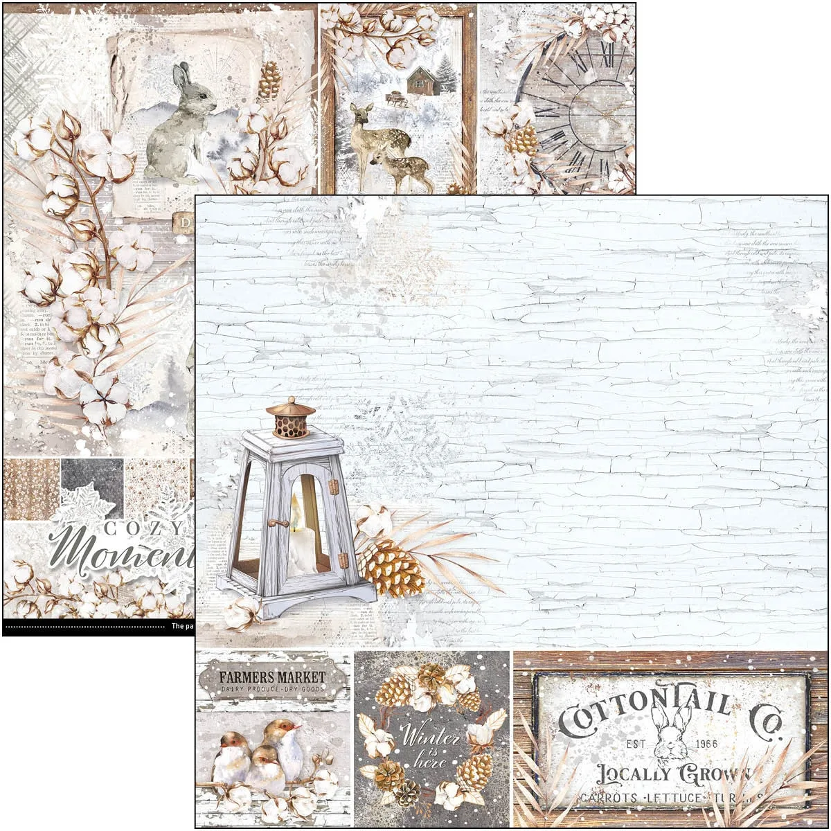 ciao-bella-cozy-moments-paper-pad-12x12-2 Ciao Bella - Cozy Moments Paper Pad 12x12 (CBPM056)