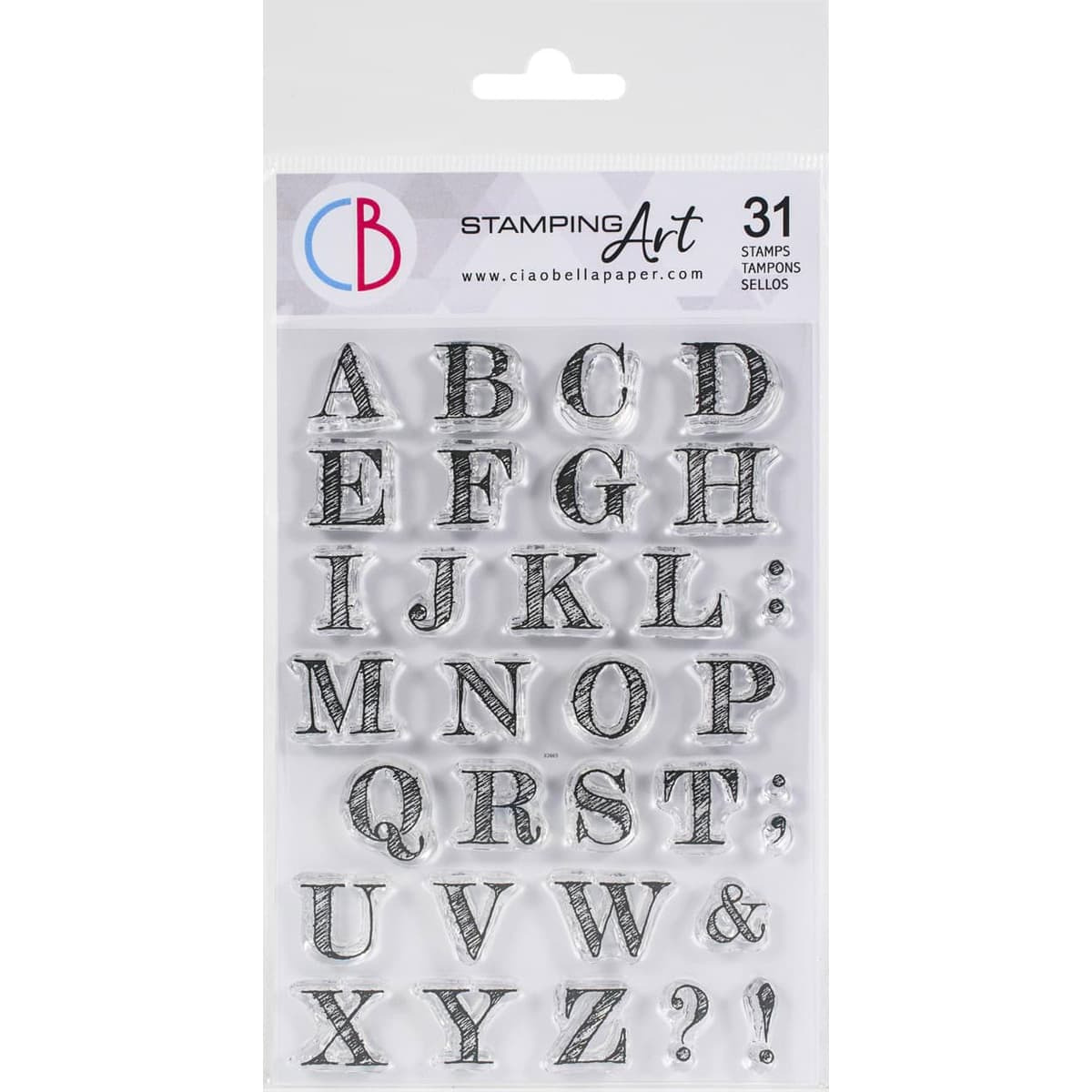 ciao-bella-modern-times-clear-stamp-set-4x6-design-uppercase-alphabet-1 Ciao Bella - Modern Times Clear Stamp Set 4x6 Design Uppercase Alphabet (PS6001)