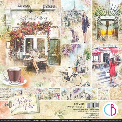 Ciao Bella - Notre Vie Paper Pad 12x12 (CBPM045)