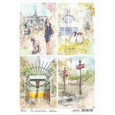 Ciao Bella - Notre Vie Rice Paper Notre Vie Cards (CBRP185)