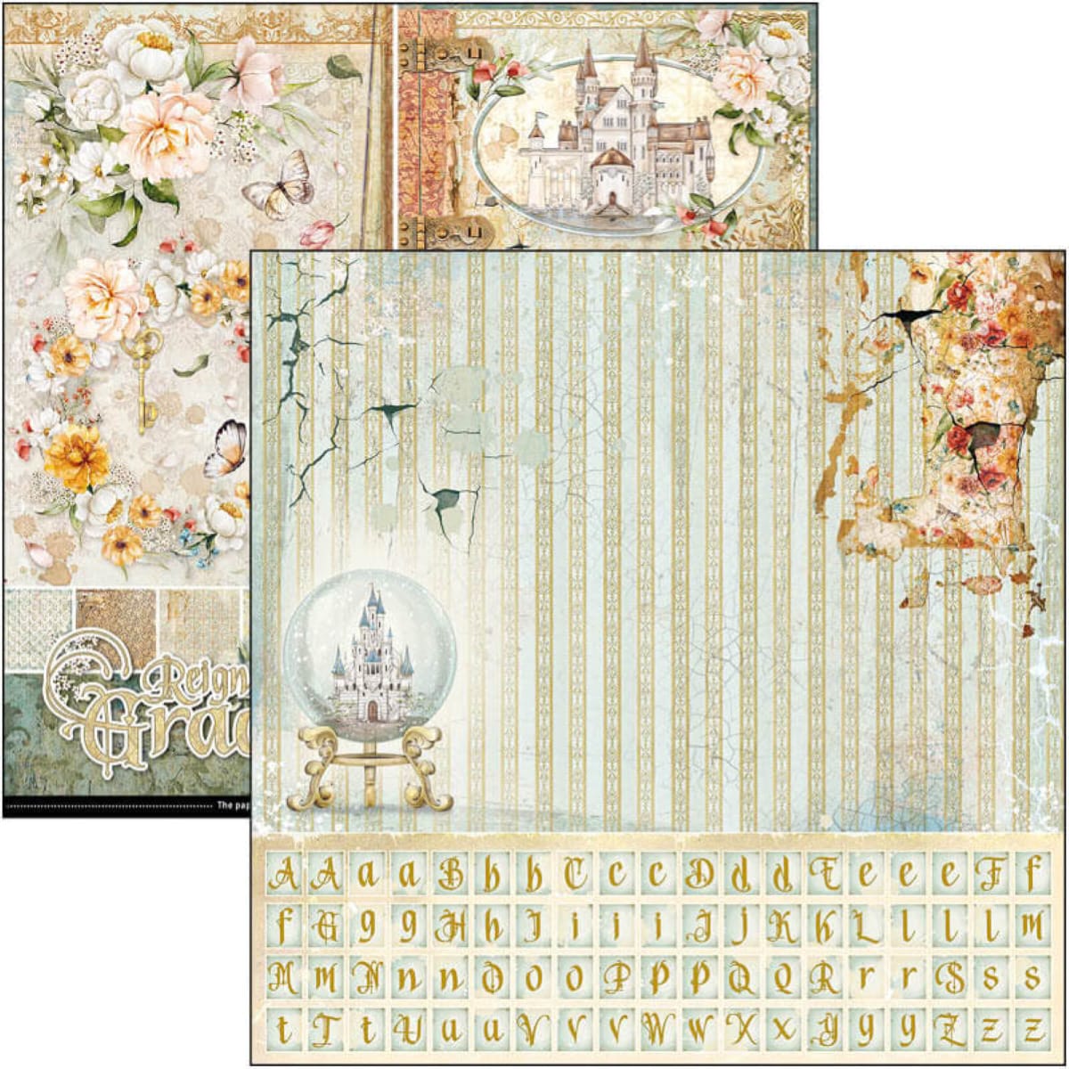 ciao-bella-reign-of-grace-paper-pad-12x12-patterns-2 Ciao Bella - Reign of Grace Paper Pad 12x12 Patterns (CBT060)