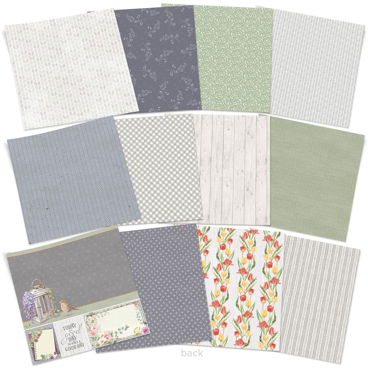 ciao-bella-sparrow-hill-paper-pad-8x8-3 Ciao Bella - Sparrow Hill Paper Pad 8x8 (CBH053)