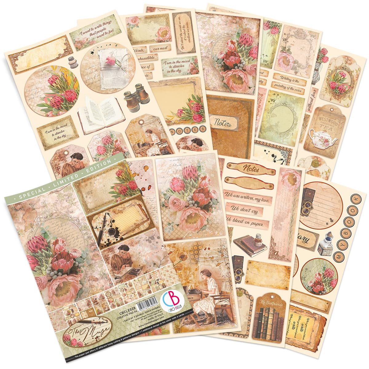 ciao-bella-the-muse-paper-pad-a4-creative-2 Ciao Bella - The Muse Paper Pad A4 Creative (CBCLE028)