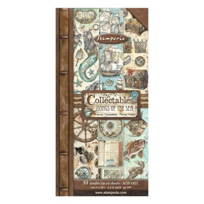 Stamperia - Songs of the Sea Collectables 6x12 (SBBV25)