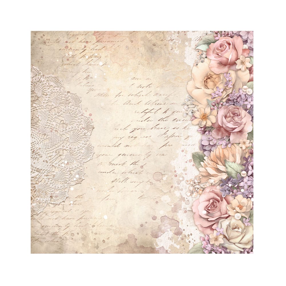 stamperia-romance-forever-fabric-sheets-12x12-4 Stamperia - Romance Forever Fabric Sheets 12x12 (SBPLT21)
