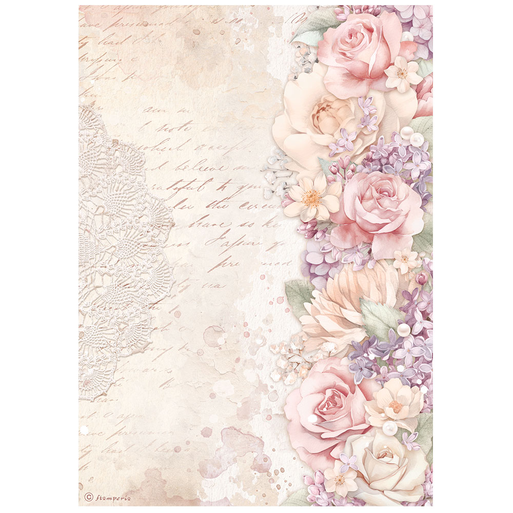 stamperia-romance-forever-rice-paper-selection-6-rice-paper-a4-3 Stamperia - Romance Forever Rice Paper Selection 6 Rice Paper A4 (DFSAK6014)