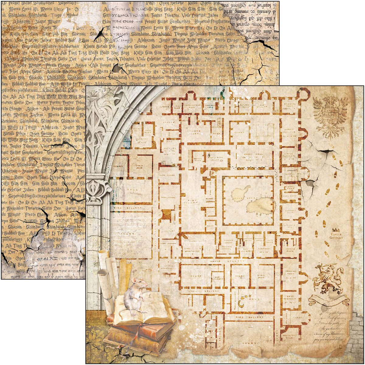 ciao-bella-wizard-academy-paper-pad-12x12-patterns-4 Ciao Bella - Wizard Academy Paper Pad 12x12 Patterns (CBT071)