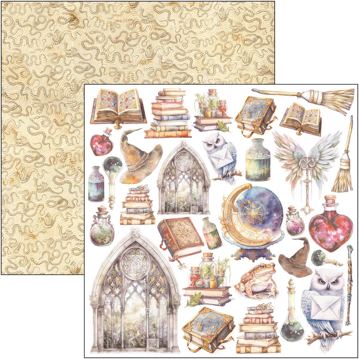 ciao-bella-wizard-academy-paper-pad-8x8-10 Ciao Bella - Wizard Academy Paper Pad 8x8 (CBH071)