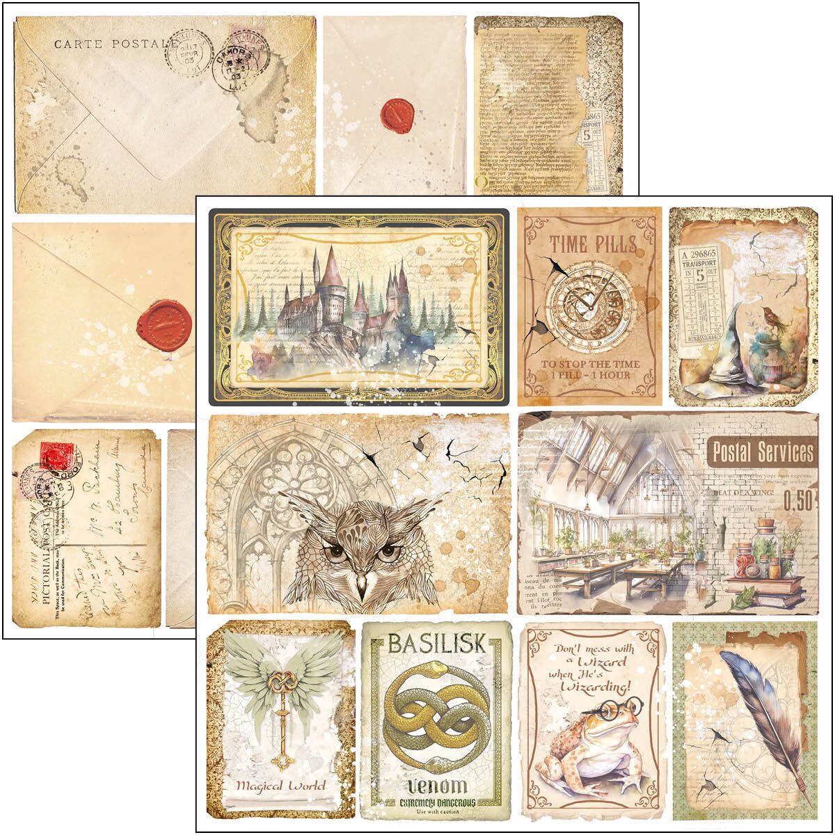 ciao-bella-wizard-academy-paper-pad-8x8-6 Ciao Bella - Wizard Academy Paper Pad 8x8 (CBH071)