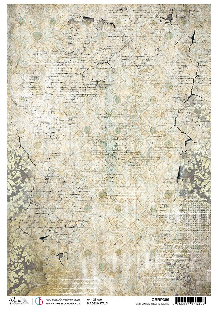 ciao-bella-wizard-academy-rice-paper-enchanted-wizard-fabric-1 Ciao Bella - Wizard Academy Rice Paper Enchanted Wizard Fabric (CBRP389)