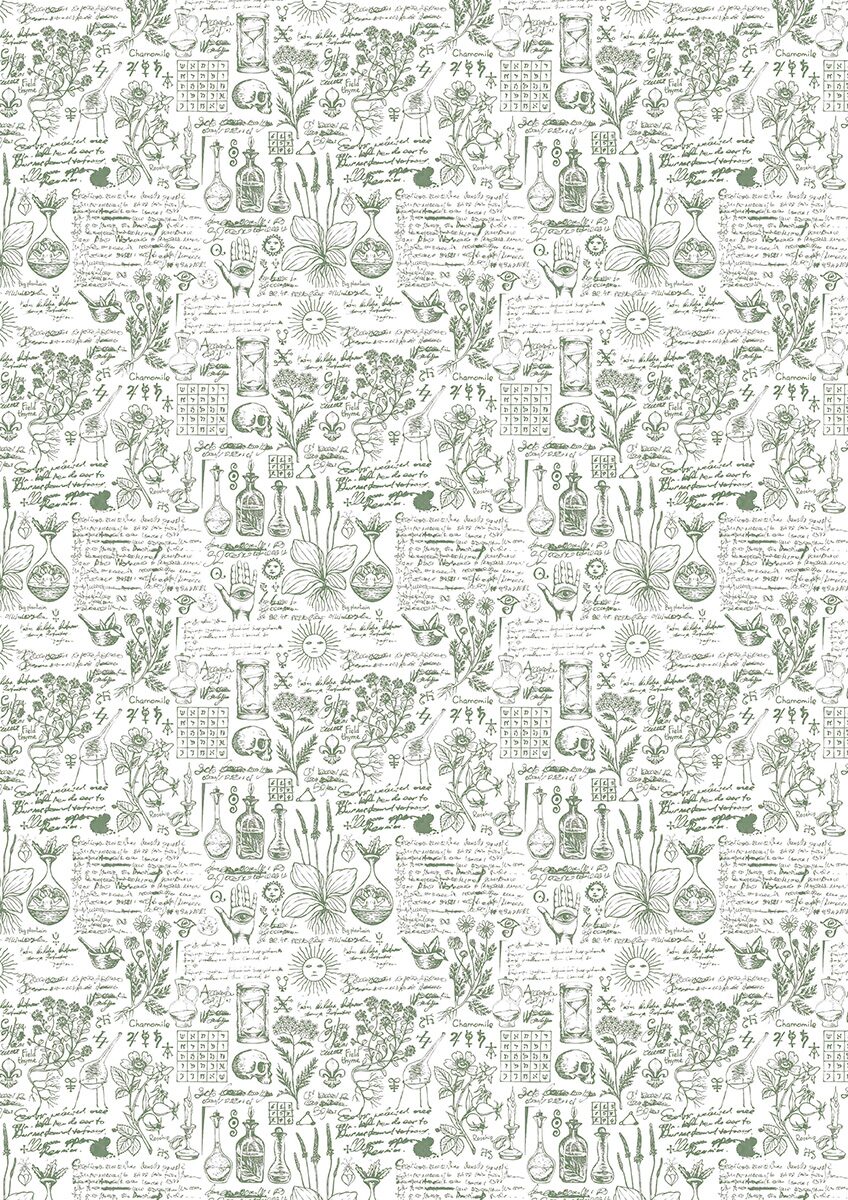 ciao-bella-wizard-academy-vellum-a4-patterns-4 Ciao Bella - Wizard Academy Vellum A4 Patterns (CBV010)