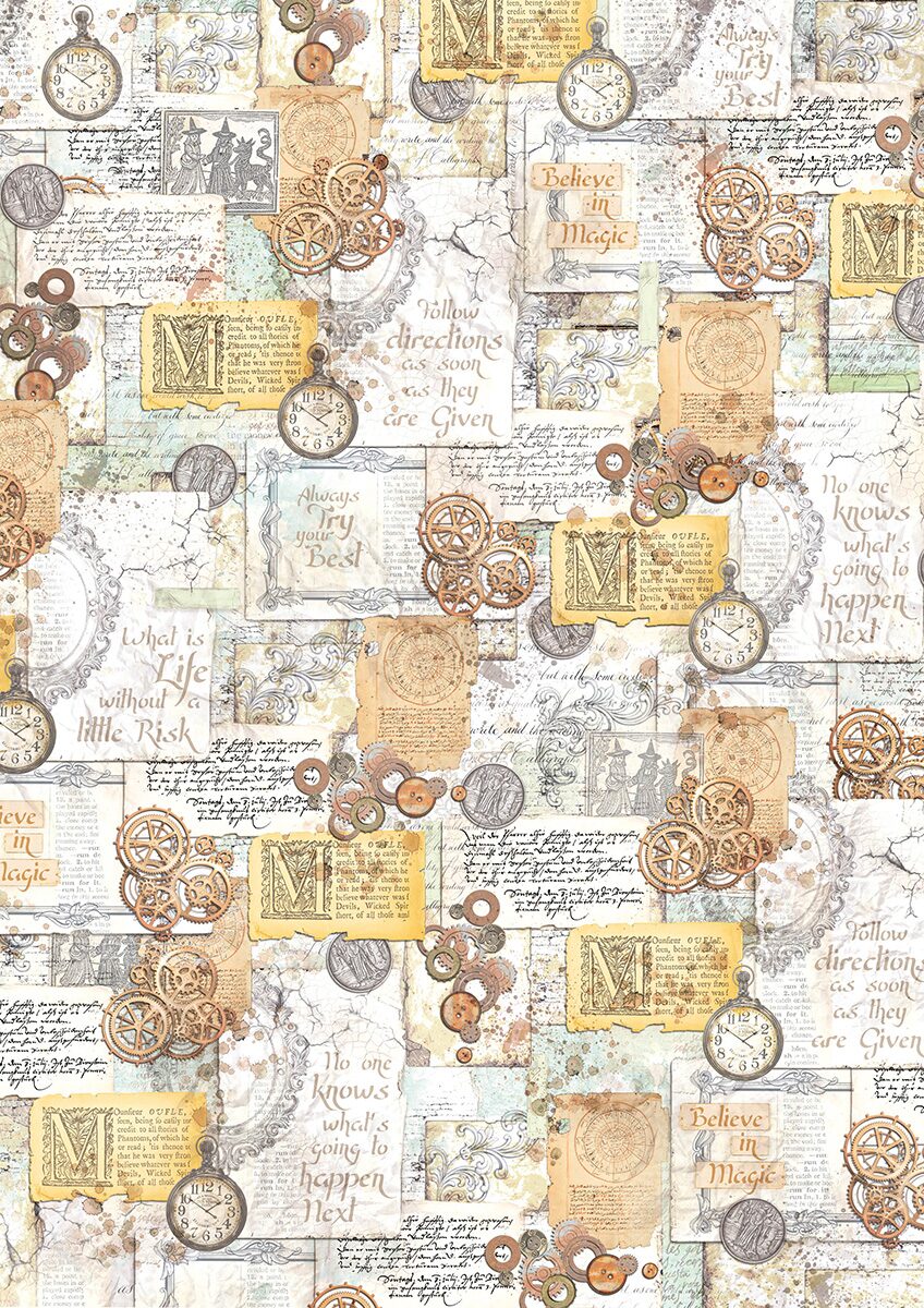 ciao-bella-wizard-academy-vellum-a4-patterns-6 Ciao Bella - Wizard Academy Vellum A4 Patterns (CBV010)
