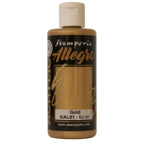 Stamperia - Allegro Acrylic Paint Gold (KAL01)