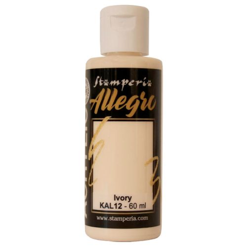 Stamperia - Allegro Acrylic Paint Ivory (KAL12)