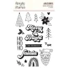 Simple Stories - Boho Christmas Clear Stamps 4x6 (20616)