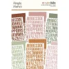 Simple Stories – Color Vibe Alpha Sticker Book Boho (13479)