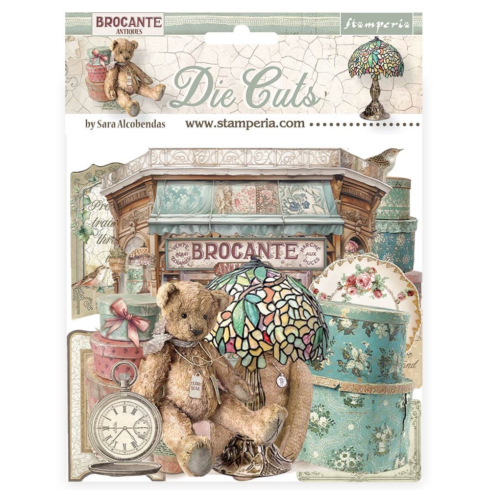 Stamperia - Brocante Antiques Die Cuts (DFLDC94)