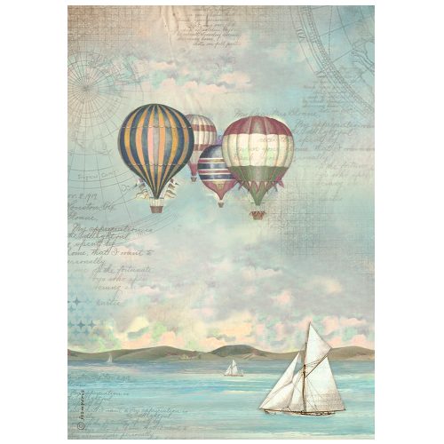 Stamperia - Sea Land Rice Paper Balloons (DFSA4860)