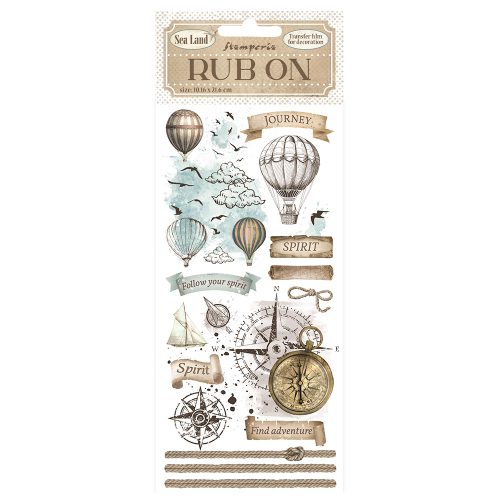 Stamperia - Sea Land Rub-on Balloons (DFLRB81)