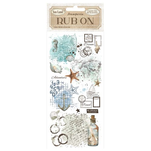 Stamperia - Sea Land Rub-on Bottle (DFLRB80)