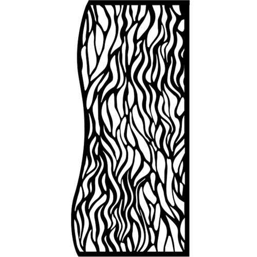 Stamperia - Sea Land Thick Stencil 12x25cm Waves (KSTDL89)