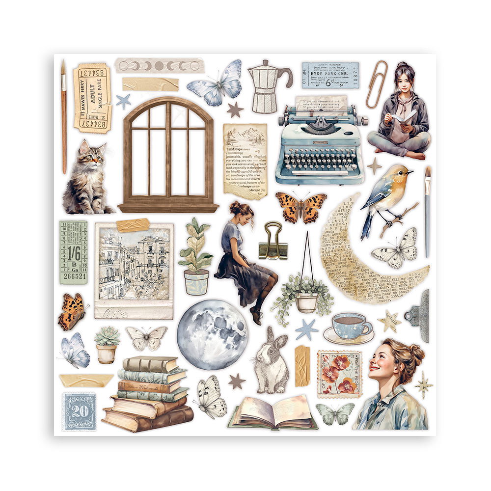 Stamperia-secret-diary-paper-pad-8x8-13 Stamperia - Secret Diary Paper Pad 8x8 (SBBS103)