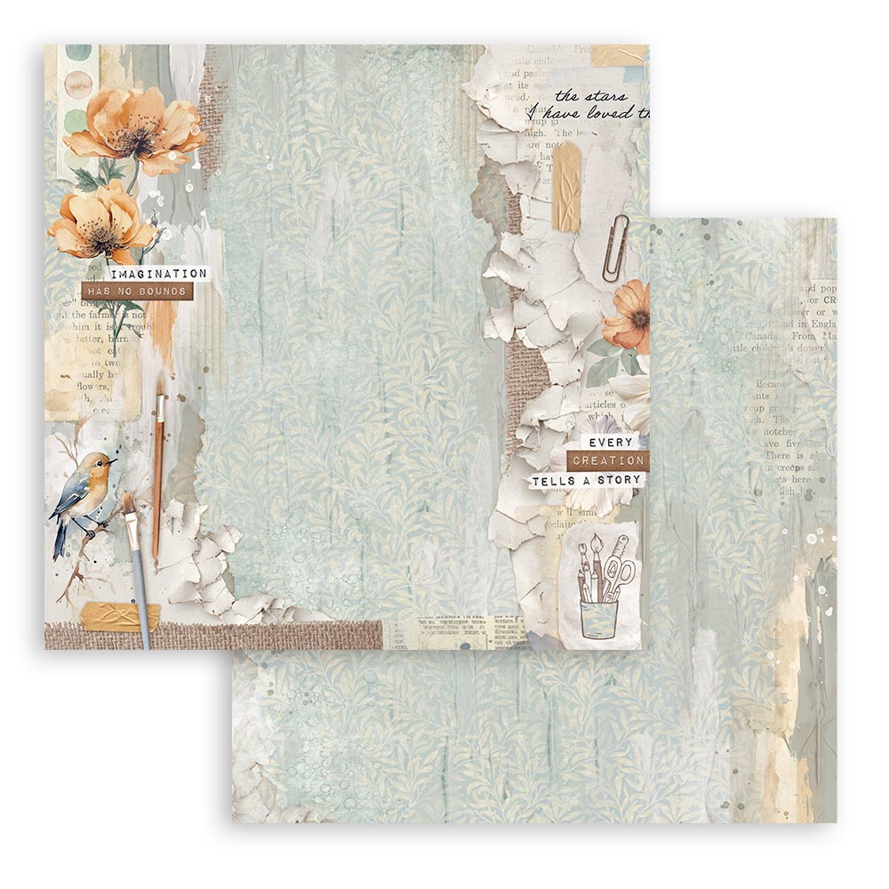 Stamperia-secret-diary-paper-pad-8x8-9 Stamperia - Secret Diary Paper Pad 8x8 (SBBS103)